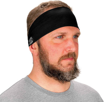Chill-Its 6634 Cooling Headband, Sports Headbands for Men and Women, Moisture Wi