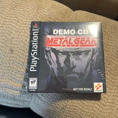 METAL GEAR SOLID DEMO CD PS1 PlayStation 1 - Very Rare , Still Sealed Gem Mint!