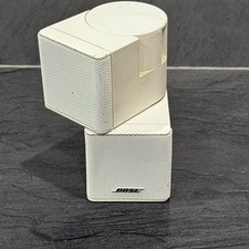 Bose Acoustimass 20 Lifestyle Cube Speakers White Tested Working