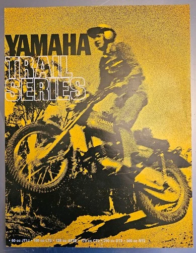 Yamaha McCulloch trail series brochure JT1J LT2 AT2E CT2 DT2 RT2 FREE POST