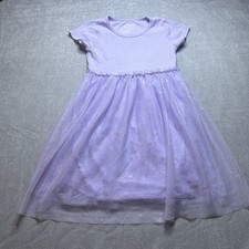 Wonder Nation S 6-6x Purple Dress