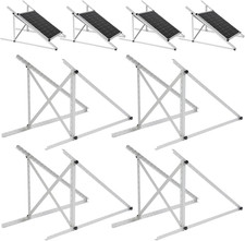 45 Inch 4 Sets Solar Panel Mounting Brackets Kit 0-90 Adjustable Solar Panel Til