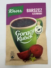 Knorr Goracy Kubek Barscz Czerwony 14g Cup Soup Red Borscht Pack Of 5