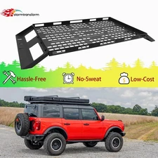 300LB  Interior Cargo Basket Rack Storage Shelf for 2021-2025 Ford Bronco 4-Door