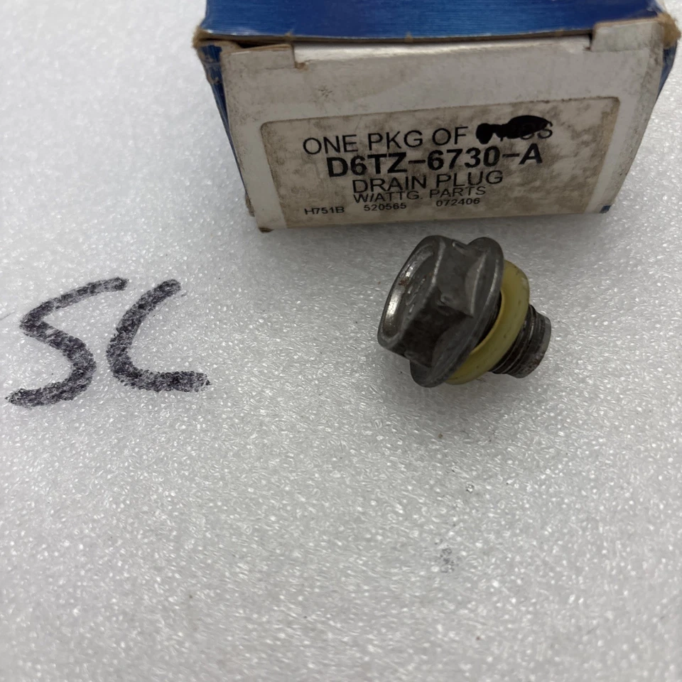 Kit de plugue de drenagem de óleo 1980-1996 Ford D6TZ-6730-A fabricante de equipamento original 5224 - Imagem 2 de 3