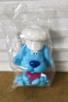 Nick Jr Blue's Clues Puppy Baker Chef Cake Topper Figure New Vintage