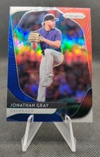 2020 Panini Prizm Red White & Blue Prizm #48 Jon Gray Rockies Baseball Card