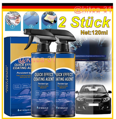2PCS~ New Car Coating Spray, 3 in 1 Multi-functional Quick Effect Coating Agent~
