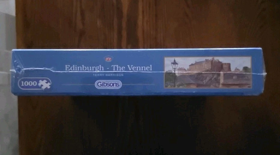 Gibsons Puzzle"Edinburgh-The Vennel" By Terry Harrison 1000 Piece New Sealed Box - Image 3 of 4