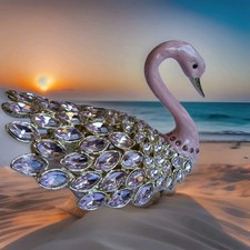 Pink Swan Trinket Box