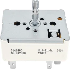 3149400 WP3148954 Range Burner Infinite Control Surface Element Unit Switch... 