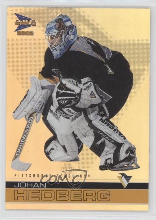 2001-02 Pacific Prism Gold McDonald's Johan Hedberg #30 0bt4