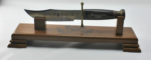 Snap On Tools Collectors Dale Earnhardt Intimidator Rolls a 7 Knife display
