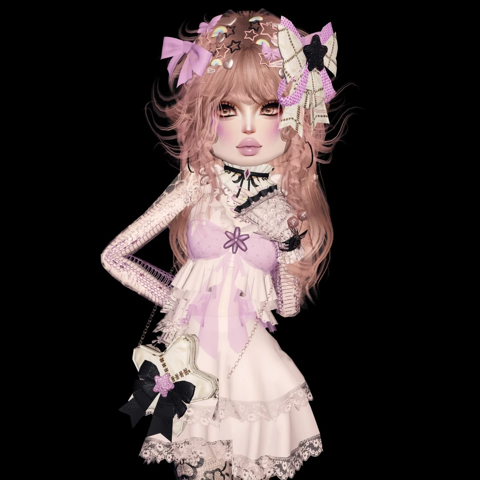 Dress To Impress *DLC CODE ONLY* 🩷 BUBBLEGUM GAL 🩷 Messaged ASAP - S2 DTI Doll - Image 2 of 4