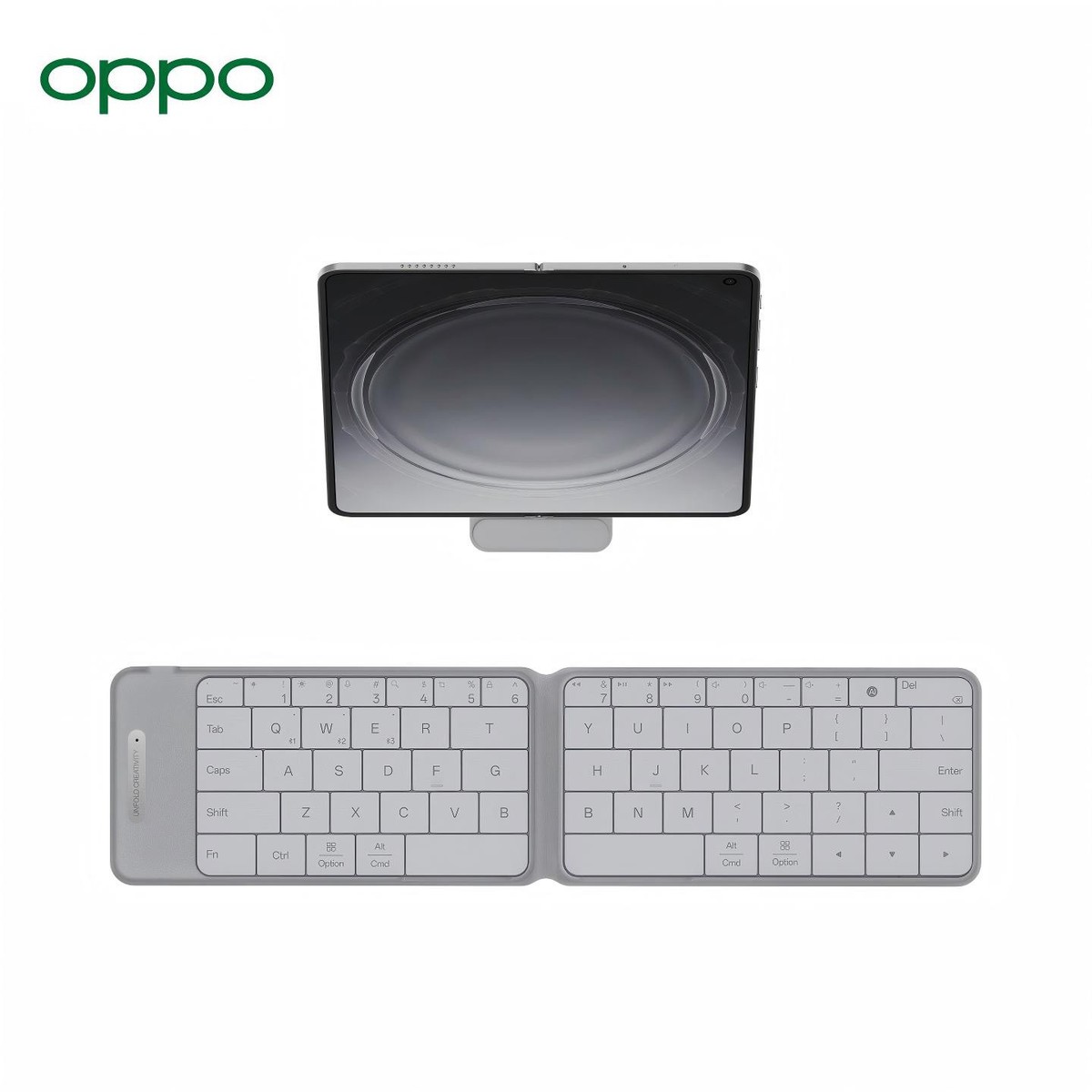 Original OPPO Smart Foldable Keyboard with Shortcut Key for OPPO
