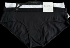      Calvin Klein Women  s 3-Pack Cotton Hipster Panties Brief Underwear Size S L