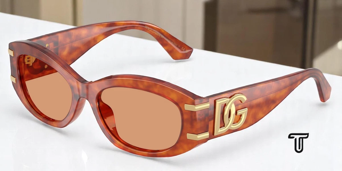 Dolce & Gabbana DG4187 PD Brown Oversized Gradient Sunglasses w/ Case, VGUC Dolce&Gabbana DG4435 502/73 Sunglasses - US main image 3