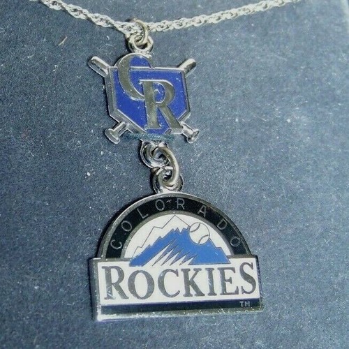 1995 Colorado Rockies Sterling Silver necklace by Balfour, 1st Year Coors Field - Picture 7 of 10