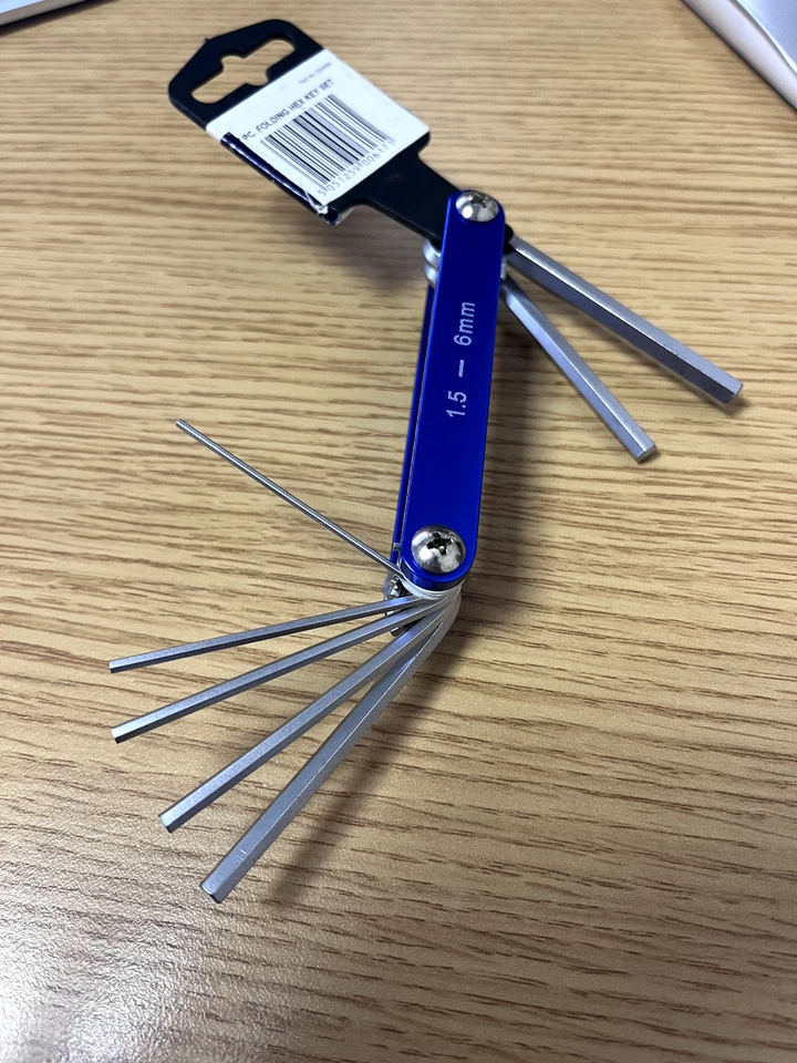 Duratool 7Pc Folding Hex Key Set - Image 2 of 4