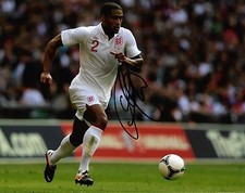England Glen Johnson Autographed Signed 8x10 Photo COA F