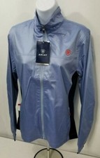 Ariat women's Ideal Windbreaker jacket. Size SMALL. Chambray blue.