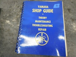 Yamaha Shop Guide to Theory Maintenance Troubleshooting Repair Manual