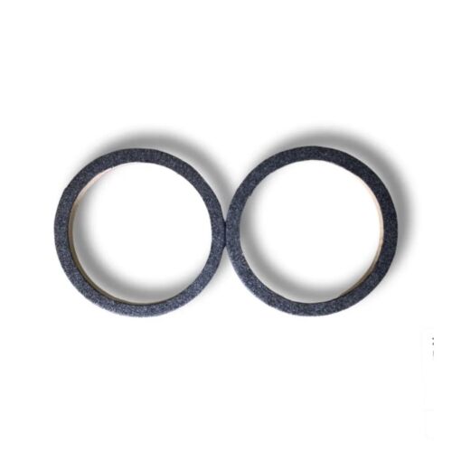 8” Wood Speaker Subwoofer Mounting Spacer 1/2” MDF Wood Rings - 1 Pair Gray - Picture 3 of 4