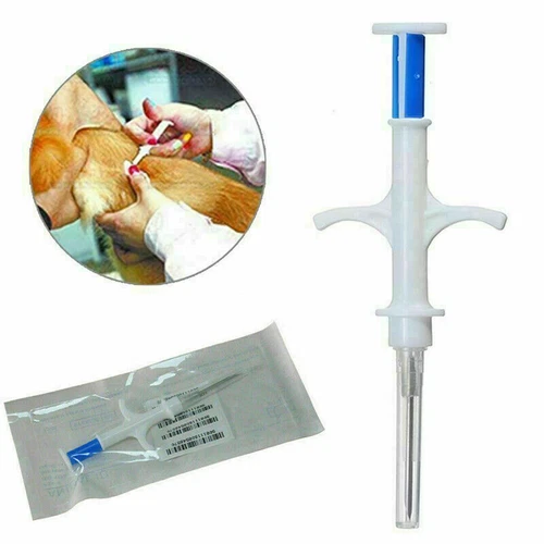 100 Pack 1.4x8mm Pet ID Microchip Tags RFID Animal Identification 134.2Khz FDX-B - Picture 3 of 7
