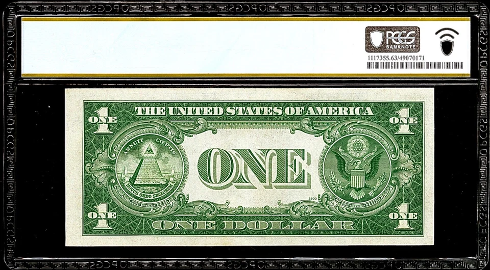 *STAR 1935A North Africa Silver Certificate Fr. 2306* PCGS CU 63 ~Only 2 Finer - Image 2 of 2