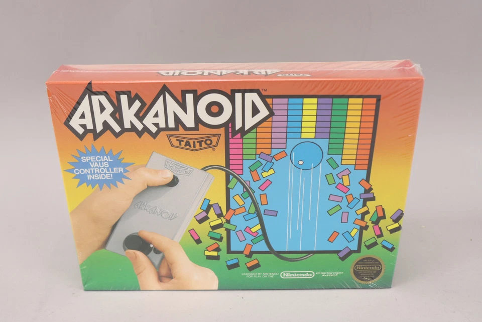 Arkanoid Nintendo NES Big Box 1987 Taito Vaus Controller Bundle New Fact. Sealed - Image 2 of 4