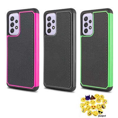 For Samsung Galaxy A32 A52 A72 5G Shockproof Phone Case with Glass + Gift