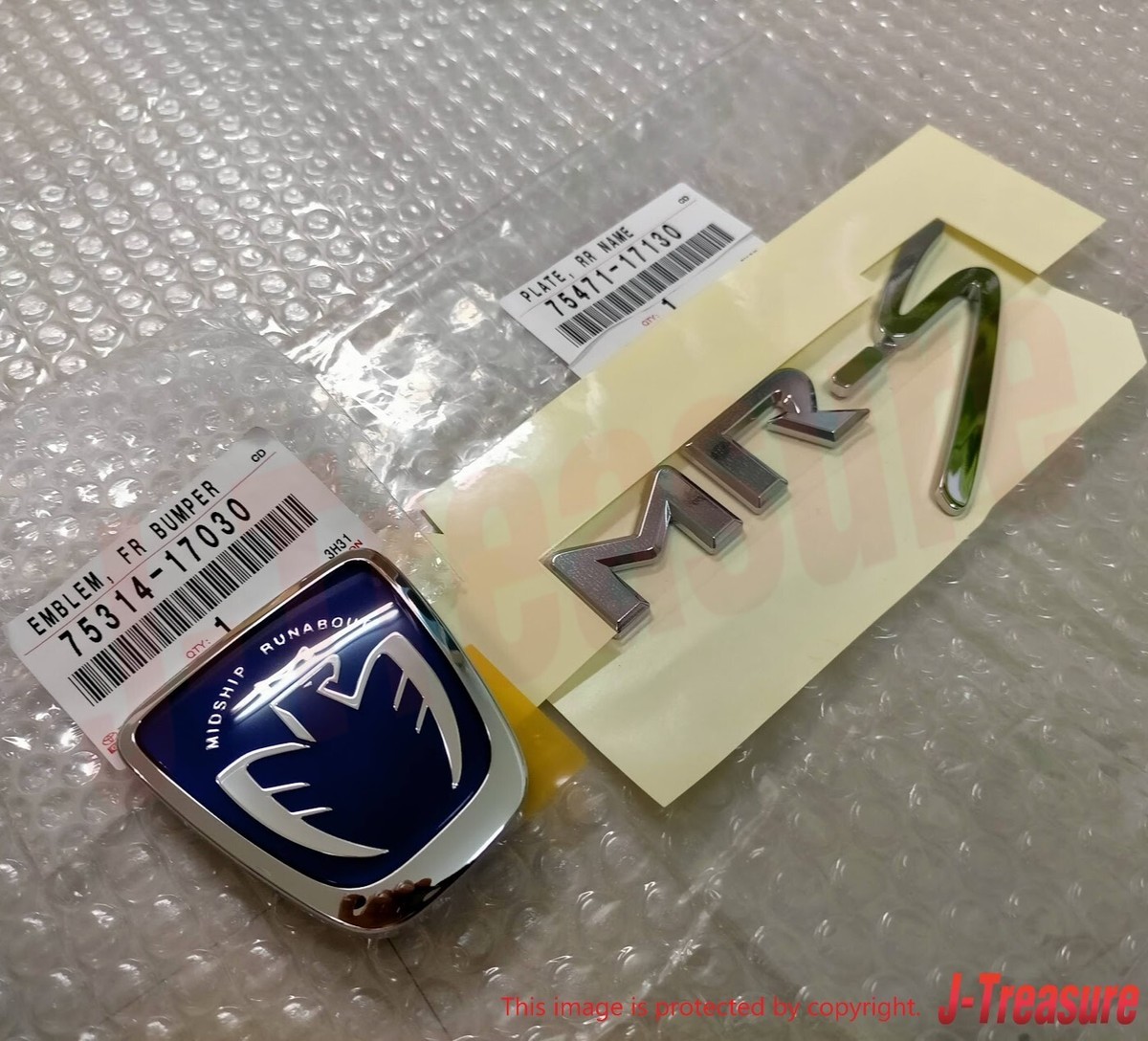 TOYOTA MR2 Roadster Spyder ZZW30 Genuine Front Blue & Rear