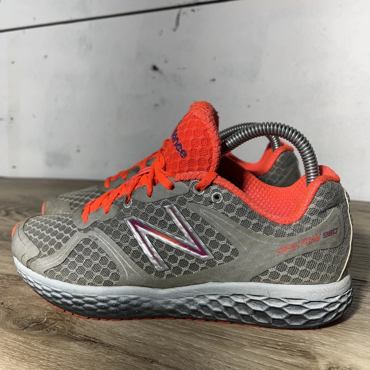 New Balance Running Shoes Fresh Foam 980 Womens Size 8.5 Gray Orange  W980FP1 | eBay
