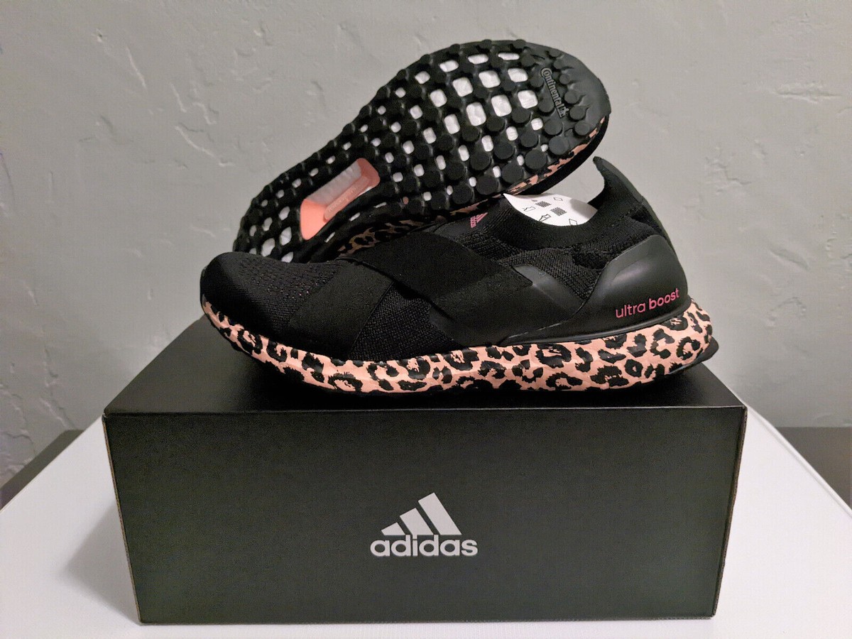Adidas Ultraboost Slip On DNA W Black Leopard Pink GZ9896