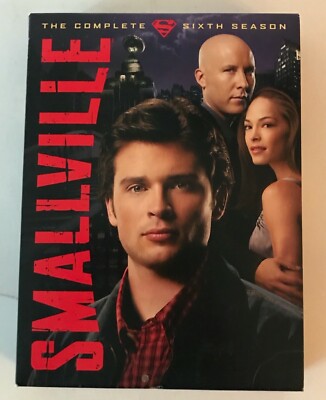 SMALLVILLE - The Complete Sixth Season DVD 2007 6-Disc Set Tom Welling Superman
