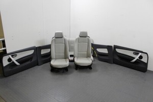 BMW 1er E82 Innenausstattung Lederausstattung Sitze Leder Manuell perlgrau