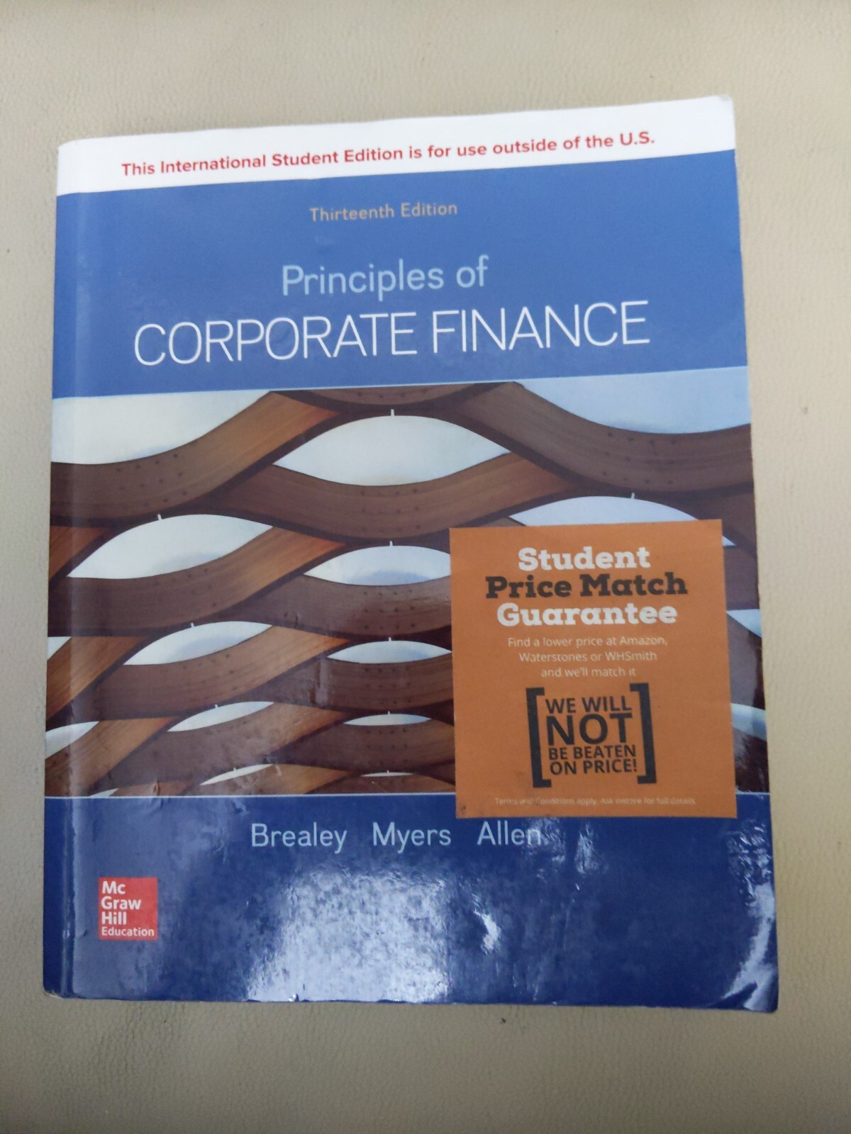 ISE Principles of Corporate Finance by Stewart Myers, Richard Brealey, Franklin