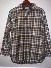 nice VINTAGE PENDLETON WOOL PLAID FLANNEL SHIRT medium MADE IN USA