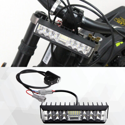 For Sur Ron Light Bee Segway X260 LED DRL Headlight Light Bar & Switch Plug&Play