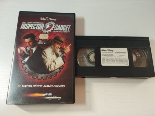 Inspector Gadget Matthew Broderick Everett Disney 1999 - VHS Tape Spanish - Picture 1 of 3