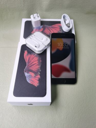 99 % N E W Apple iPhone 6s Plus 64 Go - Téléphone gris sidéral (débloqué) avec boîte - Photo 1/12