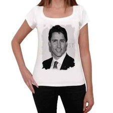 Women's Graphic T-Shirt Justin Trudeau Eco-Friendly Ladies Limited Edition