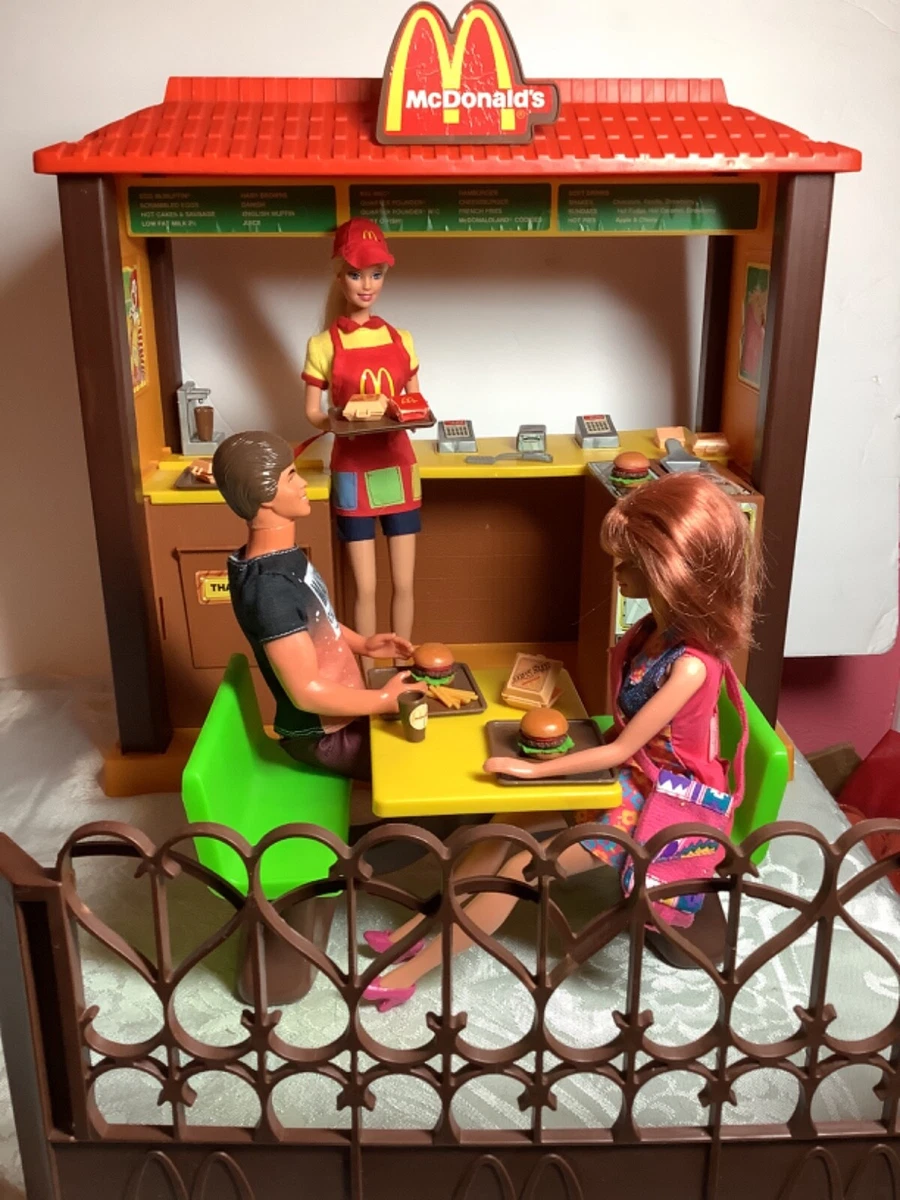 Barbie on sale mcdonalds playset
