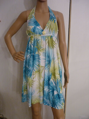 Roberto Cavalli Kleid Neckholderkleid Sommerkleid Minikleid/Cavalli Kleid 
