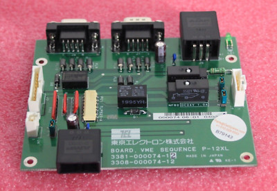 3381-000074-12/ BOARD VME SEQUENCE P-12XL / TOKYO ELECTRON TEL