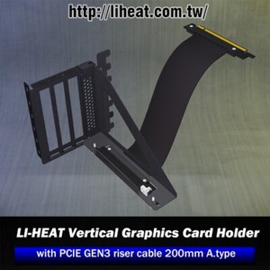 Standard Vertical Graphics Card Holder Kit With Pcie Gen3 Riser Cable Ebay