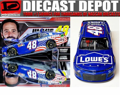 JIMMIE JOHNSON 2018 LOWES POWER OF PRIDE 1/24 ACTION