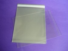 100 7.5 x 10.5 Clear Resealable Cello Bag Plastic Envelopes Cellophane Comic