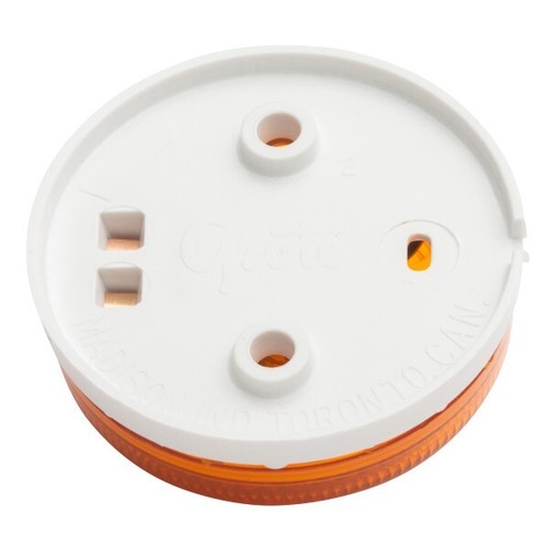 Grote 45413 2-1/2" Round Surface-Mount Single-Bulb Clearance Marker Light AMBER - Picture 2 of 8