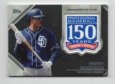 2019 Topps Update 150th Anniversary Manufactured Patches Manny Machado